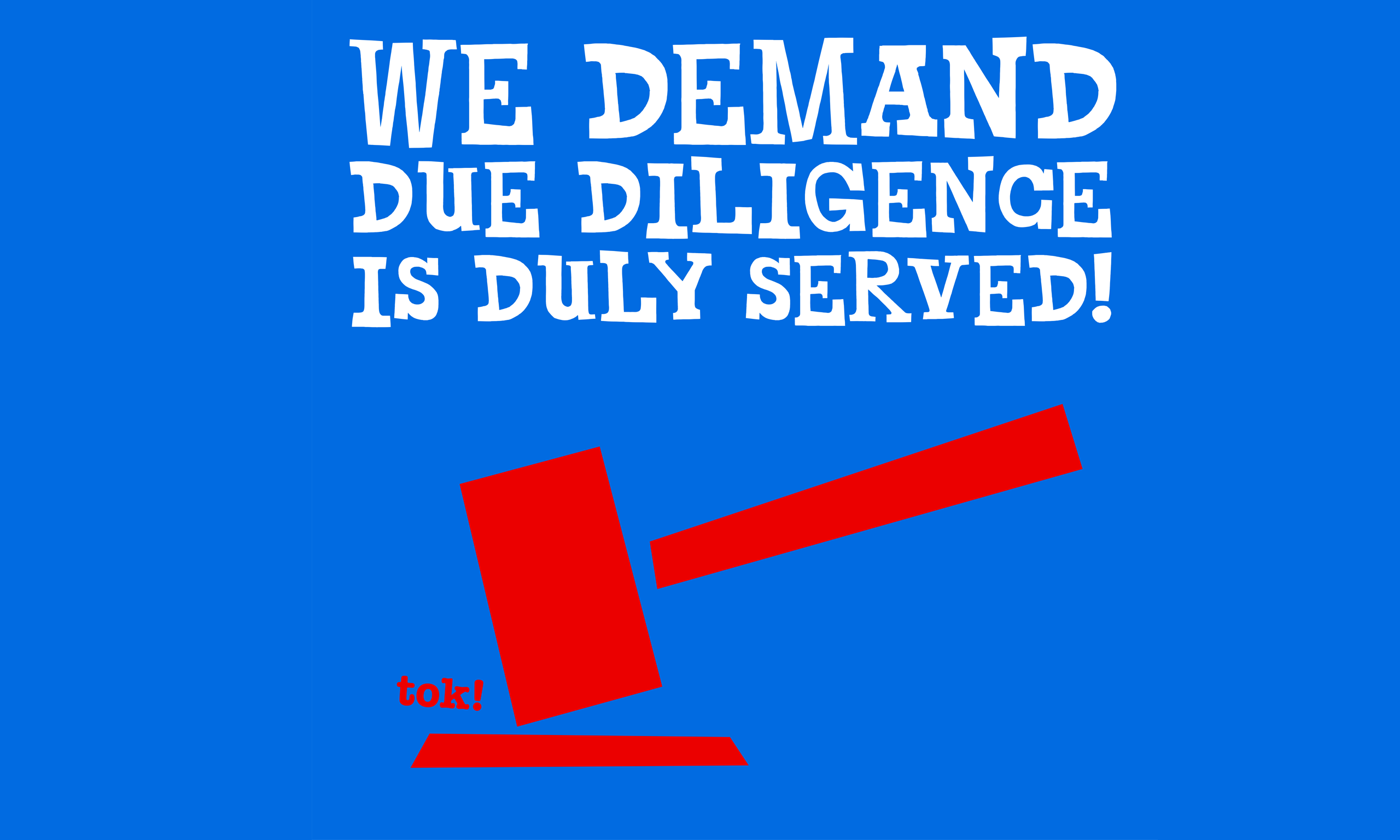 Make some noise for the Dutch gov’s commitment to due diligence