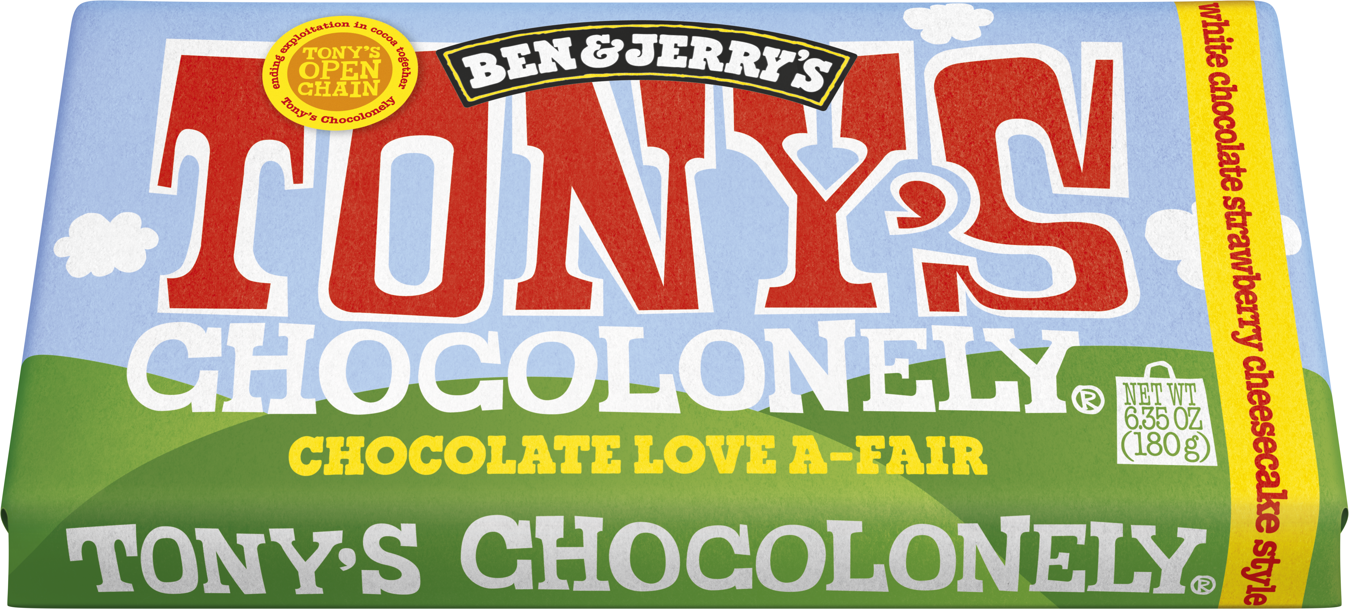 white chocolate strawberry cheesecake-Tony’s Chocolonely